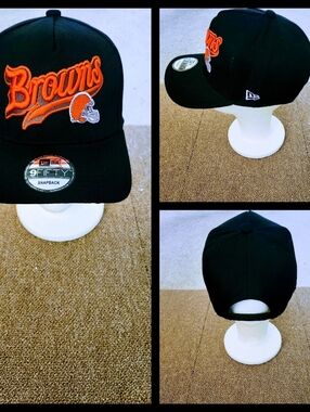 CLEVELAND BROWNS NFL FOOTBALL SNAPBACK HAT.